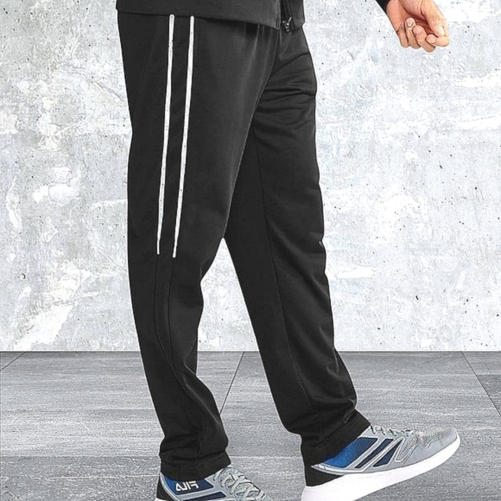 NWT XXL Mens Tricot Streetwear Straight Tapered Leg Joggers w Pockets